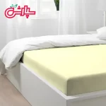 ملحفه کش دار زرد لیمویی