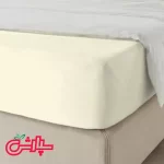 سرویس ملحفه کرم نباتی - کتان
