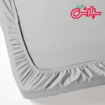 ملحفه کش دار طوسی