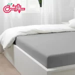 ملحفه تشک طوسی