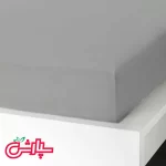 ملحفه طوسی ساده