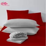 روتختی ساده زرشکی طوسی کتان