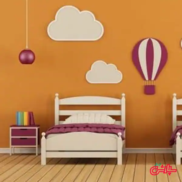 اتاق خواب کودک نارنجی