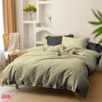 روتختی لینن ساده کرم نوک مدادی